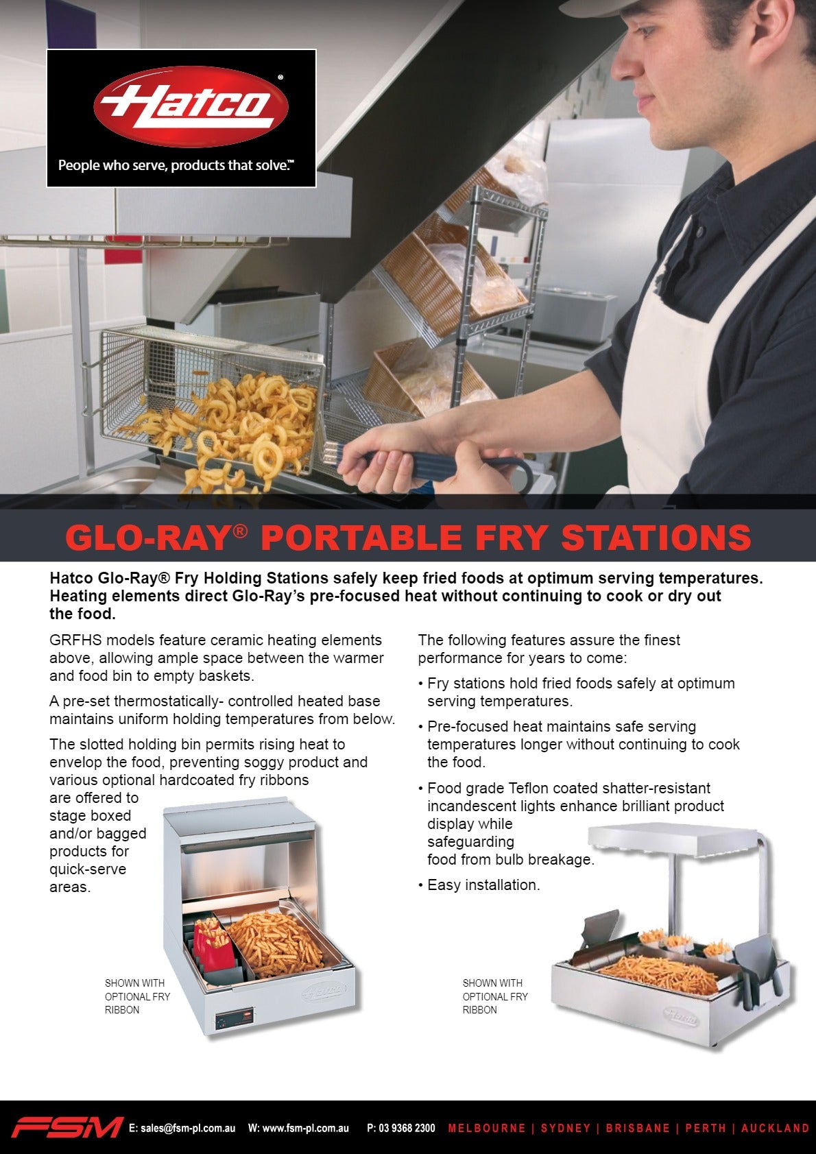 Thumbnail - Hatco Glo-Ray GRFHS-21 - Portable Fry Station