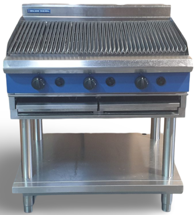 Blue Seal G596LS Gas Chargrill on Leg Stand