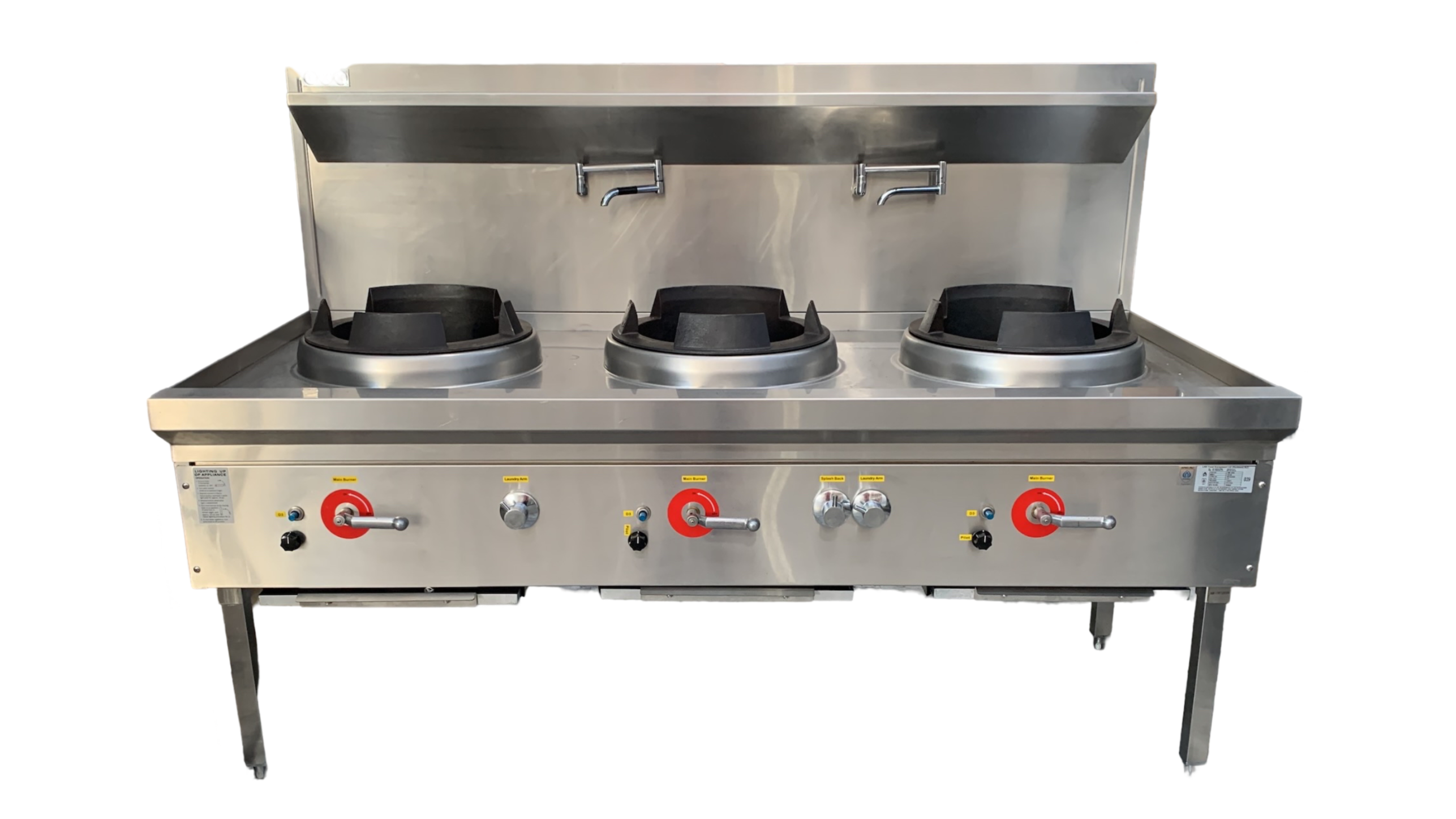 LKK-3B  3 Burner Wok Bench