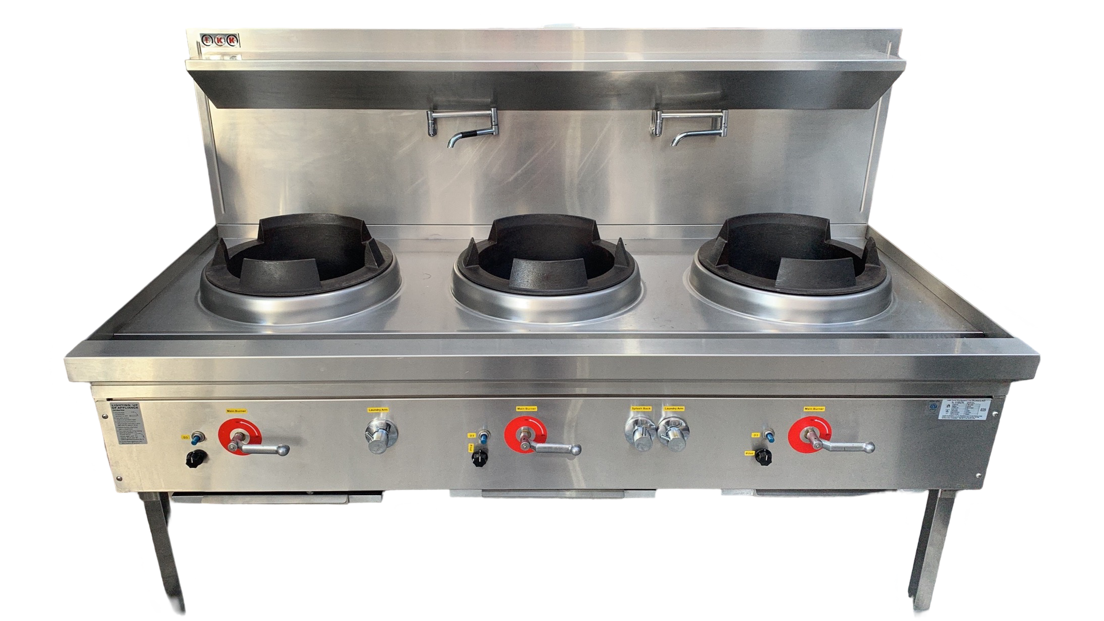 LKK-3B  3 Burner Wok Bench