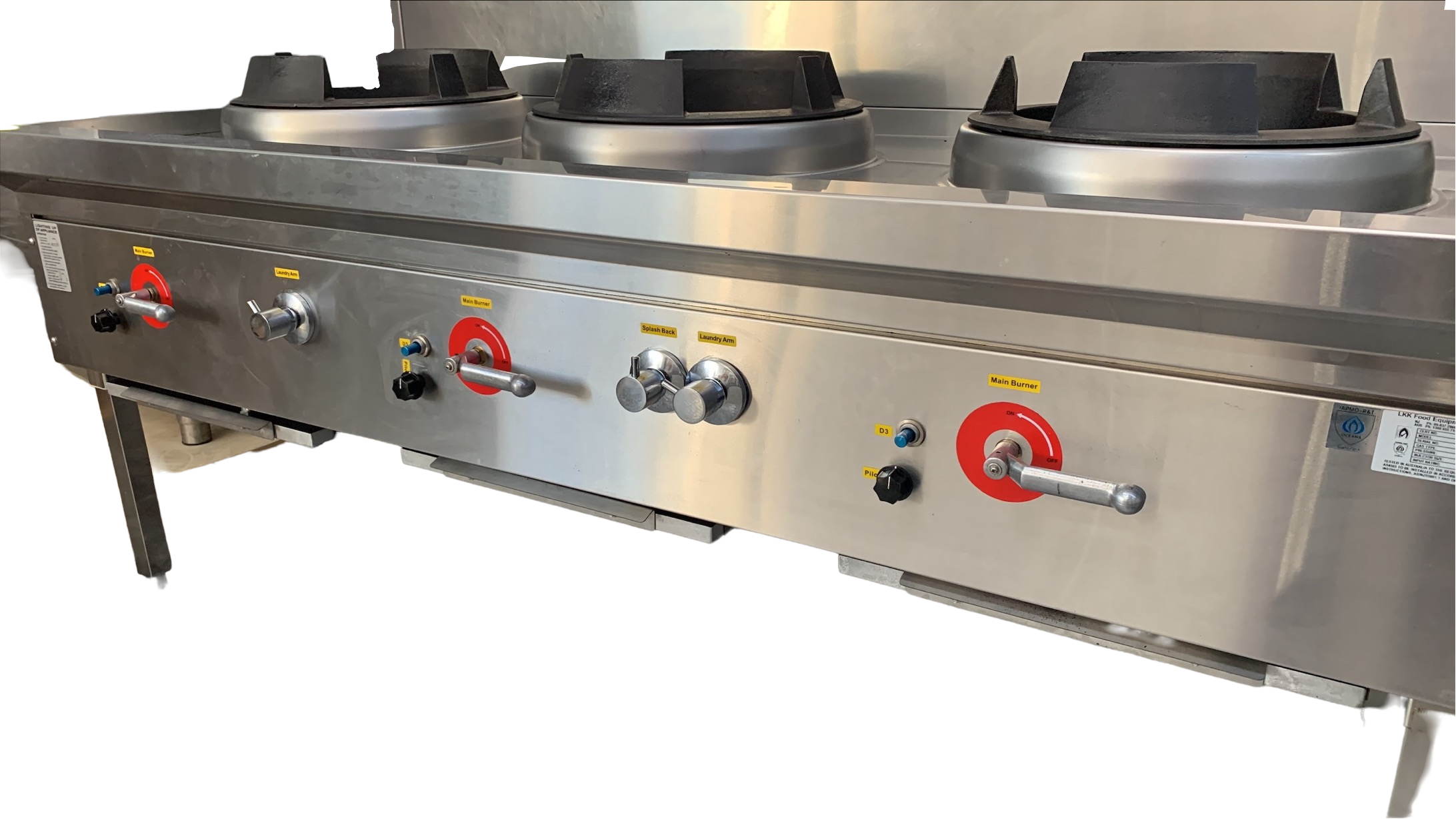 LKK-3B  3 Burner Wok Bench