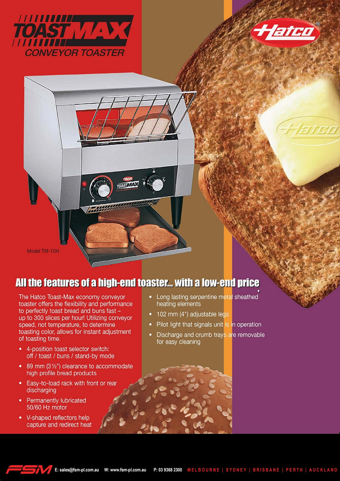 Hatco Toast-Max TM-10H - Conveyor Toaster