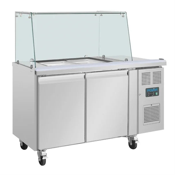 Polar UA017-A - Saladette Counter With Sneeze Guard