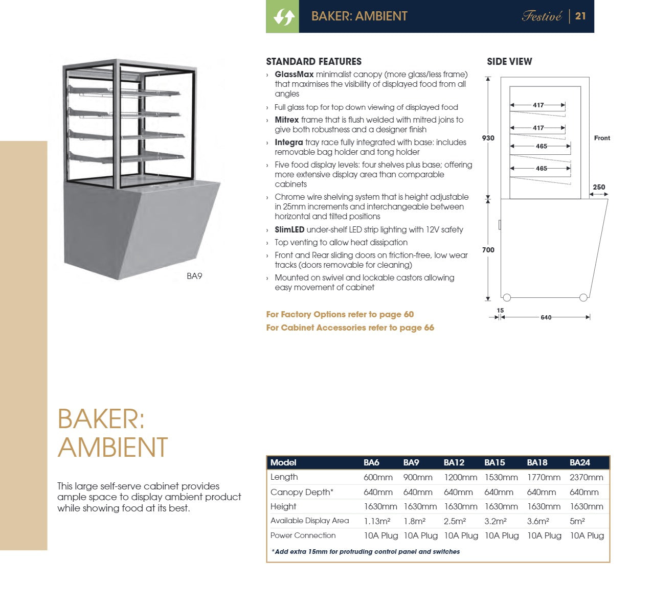 Thumbnail - Baker BA6 - Ambient Display Cabinet