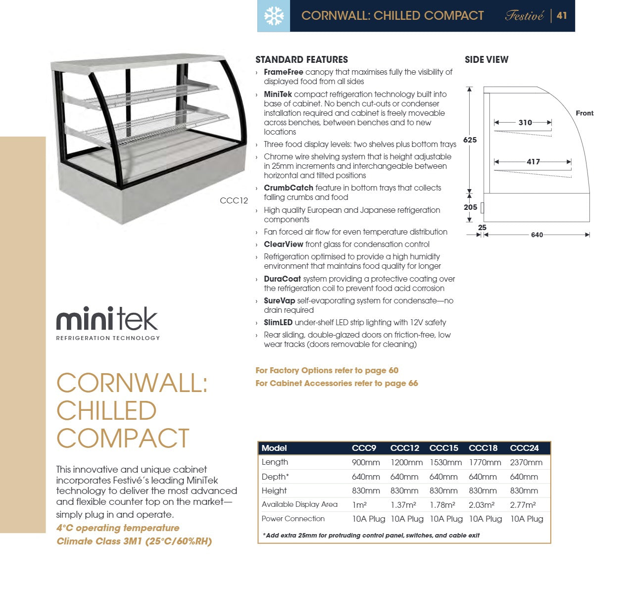 Thumbnail - Cornwall CCC18/2 - Compact Chilled Display